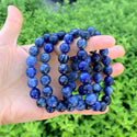 1 Strand Stretch Natural Blue Sodalite Beaded Gemstone Bracelet, 10mm Bead, Length Selections: 7 inch/7.5 inch/8 inch/8.5 inch