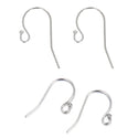 100pcs 316 Stainless Steel 23mm Ball End Fish Earring Hooks – 0.7mm Wire