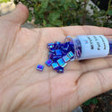 10g Miyuki Full Tila Square Seed Beads 5x5mm, Rainbow Dark Cobalt (TL-177)