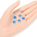 25pcs Adabele Austrian Faceted Flat Round Coin Crystal Beads #5052, Capri Blue, 8mm, Hole ID 1mm, SSMR825