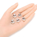 20pcs Anchor Symbol of Hope and Strength Large Hole Beads, Hole ID 4.5mm, Antique Silver, Zinc Alloy Metal, MEC-F6