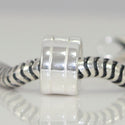 1pc 925 Sterling Silver Clip Lock Charm Holder Bead Stopper, Compatible with Pandora All Other 3mm Charm Bracelet, EC112