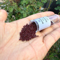 7.5g Miyuki Delica 11/0 Seed Beads, Opaque Dark Brown DB734