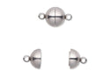 10pcs 304 Stainless Steel 8mm Magnetic Clasp Sets
