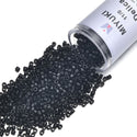7.5g Miyuki Delica 11/0 Seed Beads, Opaque Black DB10