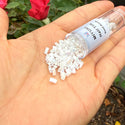 10g Miyuki Half Tila Seed Beads 5x2.3mm, Rainbow White Pearl (HTL-471)