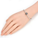 1pc Real 925 Sterling Silver Filigree Flower Bead Charm, Compatible with Pandora All Other Charm Bracelet, EC6-B4