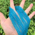 200pcs Creative Club Faceted Round Crystal Glass Beads, Aquamarine Blue, 6mm (0.24 inch), Hole ID 1mm, CC2R610