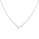 1pc 925 Sterling Silver Diamond-Cut Bismark Link Chain Necklace, 2.4mm, Thick Strong, Length Selections: 18/20/22/24/26 Inch