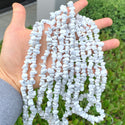 Natural White Howlite Gemstone Chip Beads, Free Form, 5mm-8mm, Hole ID 1mm, 1 Strand/31 Inch, GZ1-6