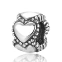 Real 925 Sterling Silver Endless Love Cute Small Bead Charm Spacer
