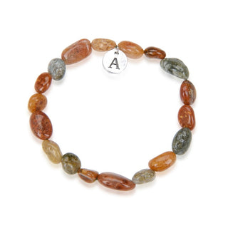 1 Strand Stretch Natural Multi-color Ocean Jasper Free Form Gemstone Bracelet, 7-10mm Beads, Length Selections: 7 inch/7.5 inch