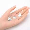 20pcs Heart of Belief Charm 21mm (0.83 Inch) One Sided Heart Charms, Drop Pendants, Antique Silver, MC-D7