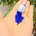 7.5g Miyuki Delica 10/0 Tube Seed Beads, Opaque Cobalt DBM726