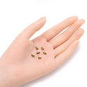 200pcs Small Tiny Oval Beads, Antique Bronze Plated Brass Alloy, Tarnish Resistant, 6mm, Hole ID 1mm, CF121