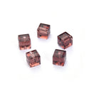 24pcs Adabele Austrian Faceted Cube Crystal Beads #5601, Amethyst, Size Selections: 4mm/6mm/8mm