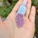 30g Miyuki Delica 11/0 Seed Beads, Opaque Gold Luster Dark Orchid DB253