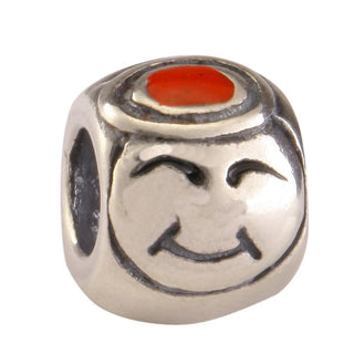 Solid 925 Sterling Silver Halloween Angel Bead Charm