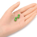 25pcs Adabele Grade AA+ Suncatcher Crystal Rhinestone Pave Polymer Clay Beads, Peridot Green, Size Selections: 8mm/10mm/12mm