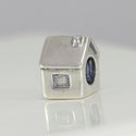 1pc Solid 925 Sterling Silver Love House Bead Charm, Compatible with Pandora All Other Charm Bracelet, EC143