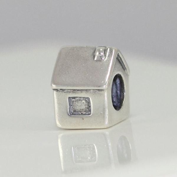 1pc Solid 925 Sterling Silver Love House Bead Charm, Compatible with Pandora All Other Charm Bracelet, EC143