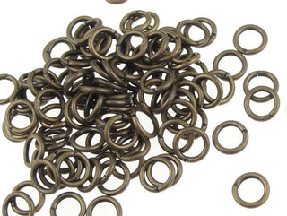 200pcs Open Jump Rings, O Rings, Antique Bronze Plated, Size Selections: 4mm/6mm/8mm/10mm/12mm