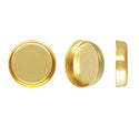 5pcs 1/20 14K Gold Filled Bezel Cups, Inner Hole Diameter Selections: 4mm/6mm/8mm
