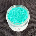25g Miyuki Rocaille 15/0 Round Seed Beads Opaque Turquoise Green RR-412