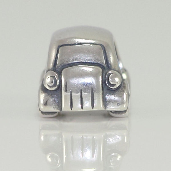 1pc Solid 925 Sterling Silver Cute Car Charm I Love Car Bead, Compatible with Pandora All Other Charm Bracelet, EC150