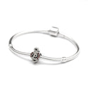 Solid 925 Sterling Silver Music Note Charm Treble Clef Note Charm Cubic Zirconia CZ