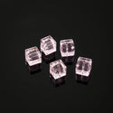 24pcs Adabele Austrian Faceted Cube Crystal Beads #5601, Rosaline Pink, Size Selections: 4mm/6mm/8mm