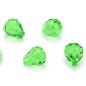24pcs Adabele Austrian Faceted Teardrop Crystal Beads #5500, Peridot Green, 12mm x 10mm, Hole ID 1.2mm, SST-1216