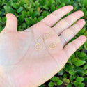 20pcs 925 Sterling Silver Open Jump Rings, Real 18K Yellow Gold Plated, 0.8mm/20 Gauge, Size Selections: 4/6/8/10/12mm