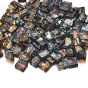 10g Miyuki Full Tila Square Seed Beads 5x5mm, Picasso Amber Brown (TL-4502)