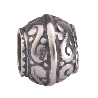 Solid 925 Sterling Silver Artistic Charm Music Note Love Music Bead