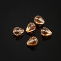 24pcs Adabele Austrian Faceted Teardrop Crystal Beads #5500, Light Peach Pink, 10mm x 8mm, Hole ID 1.1mm, SST-1018