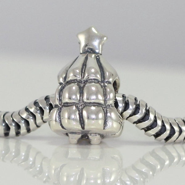 1pc Solid 925 Sterling Silver Valentines day Tree Charm, Compatible with Pandora All Other Charm Bracelet, EC146