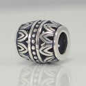 1pc Solid 925 Sterling Silver Glorious Crown Bead Charm, Compatible with Pandora All Other Charm Bracelet, EC126