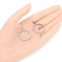 10pcs 304 Stainless Steel Round Open Back Bezel Settings (25mm/30mm)
