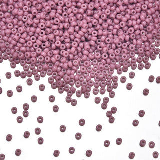 50g Miyuki Rocaille 11/0 Round Seed Beads Duracoat Opaque Hydrangea RR-4487
