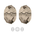 24pcs Adabele Austrian Faceted Rondelle Crystal Beads #5040, Smoked Quartz, Size Selections: 6x4mm, 8x6mm, 10x8mm