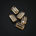 25pcs Adabele Austrian Faceted Rectangle Crystal Beads #5055, Silver Champagne, 14mm x 8mm, Hole ID 1.2mm, SSRT1429