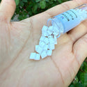 10g Miyuki Full Tila Square Seed Beads 5x5mm, Opaque White (TL-402)