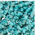 Natural Turquoise Blue Howlite Gemstones Chip Beads, Free Form, 5mm-8mm, Hole ID 1mm, 1 Strand/31 Inch, GZ1-24