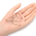 100pcs Earring Hooks Kidney Ear Wire, Antique Bronze Plated Brass, Size Selections: 18mm/25mm/30mm/36mm/43mm/47mm