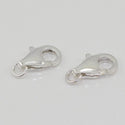 5pcs 925 Sterling Silver Lobster Claw Clasps, Size Selections: 10mm/11mm/13mm/15mm
