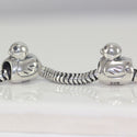 1pc Solid 925 Sterling Silver Duck Charm Bird Animal Bead, Compatible with Pandora All Other Charm Bracelets, EC2-D1