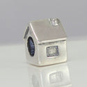 1pc Solid 925 Sterling Silver Love House Bead Charm, Compatible with Pandora All Other Charm Bracelet, EC143