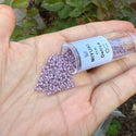7.5g Miyuki Delica 11/0 Seed Beads, Opaque Mauve DB728