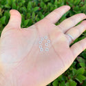 200pcs Open Jump Rings, O Rings, Silver Plated, Size Selections: 4mm/6mm/8mm/10mm/12mm